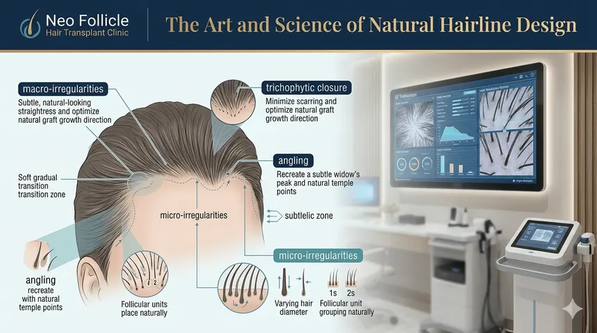 Hairline Design Features