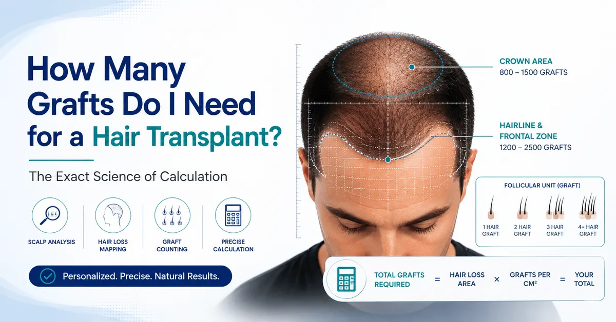 How many grafts do I need for hair transplant