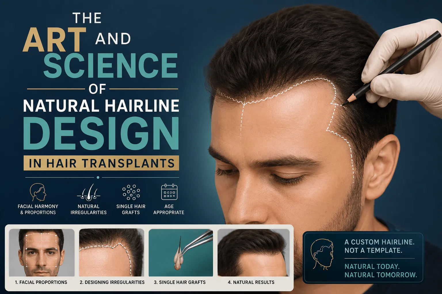 The Art & Science Of Natural Hair Line Design in Hair Transplants